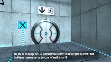 [The Sanley Parable]Breaking the Portal puzzle