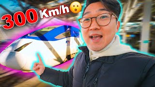 ¡ASÍ ES VIAJAR EN TREN BALA en COREA! Tren a Busan