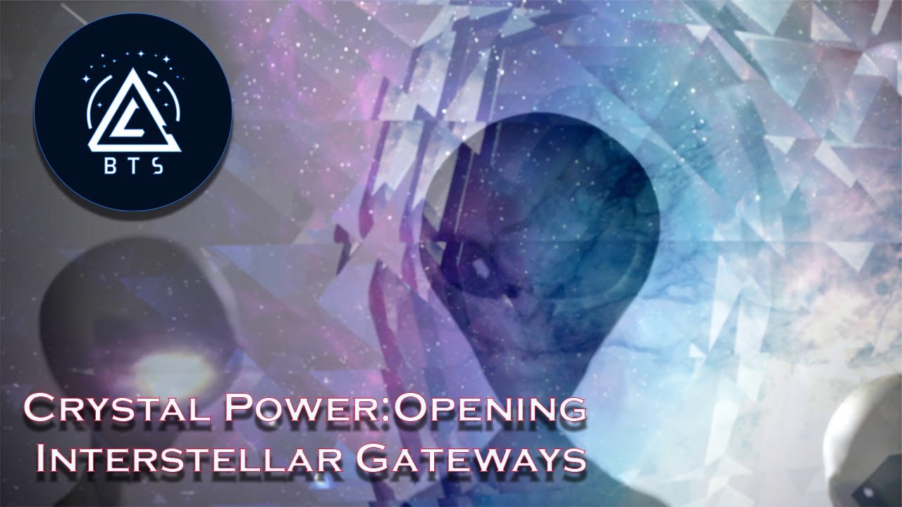 Crystal power opening interstellar gateways