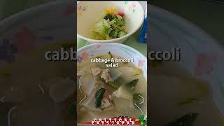 Ravioli Soup | Japanese School Lunch 給食 #shorts