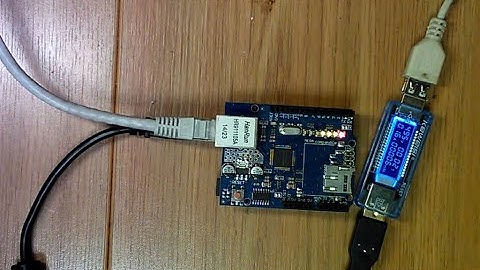 Arduino Uno Standalone Ethernet Duino coin miner