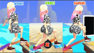 ASMR Tippy Toe 3D 💥💪 Satisfactory ASMR Sound #0082 #asmrtippytoe #tippytoe #tippytoe3d