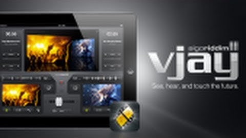 Touchscreen Video DJing Goes Pro with vjay for the iPad