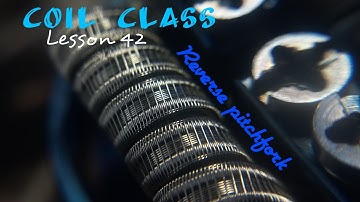 COIL CLASS - lesson 42 - reversed pitch forks (with ribbon frames)
