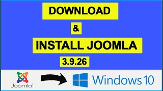 How to Install Joomla 4.1.4 on Windows 10 in 2022 | Step By Step in Detail [ Updated ]