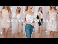 SUMMER TRY-ON CLOTHING HAUL 2020 | Aritzia Clientele, Princess Polly, Abercrombie+