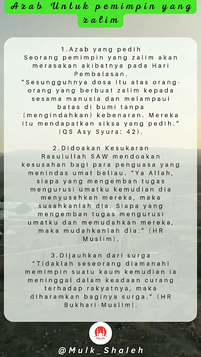 azab pemimpin yang zalim #shorts #muslim #islamicstatus