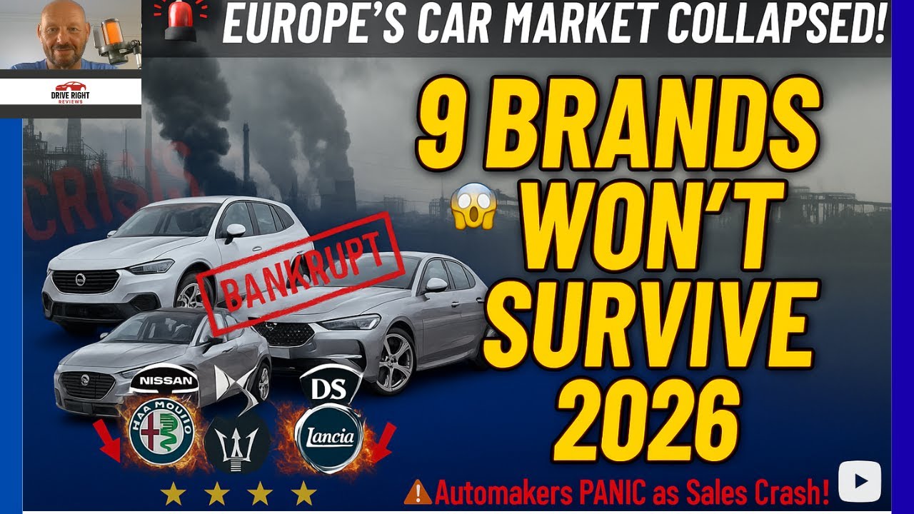 Europe's Car Market Has COLLAPSED: These 9 Brands Won't Survive 2026!!!!