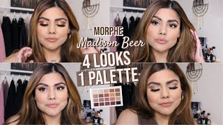 MADISON BEER x MORPHE COLLAB! (4 LOOKS USING 1 PALETTE!)