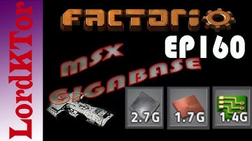 Factorio 0.16 MSX Gigabase EP160: 60 UPS!