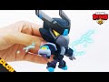 Making Brawl Stars NIGHT MECHA CROW - Clay Tutorial (Clay Art) ⚡️