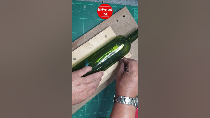 How to make a Glass Bottle Cutting Machine