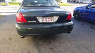 Crown vic with flowmaster 10 series cat delete.