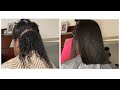 Silk Press and Cut/Natural Hair