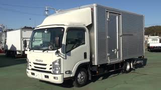 中古トラック H29 いすゞ エルフ TRG-NPR85AN バン車＜02-0981＞