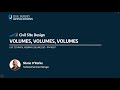 Webinar  | Civil Site Design  - Volumes