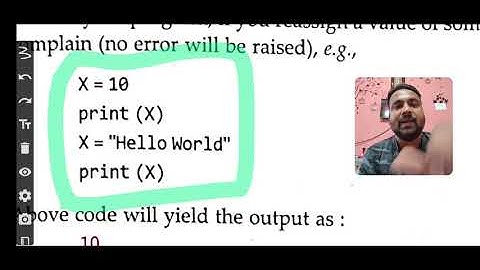Dynamic Typing and Input( ) in Python | IP Class XI