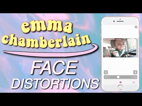 how-to-do-emma-chamberlain’s-face-distortion-effect-on-iphone