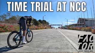 FACTOR HANZO TIME TRIAL BIKE TEST AT NEW CLARK CITY