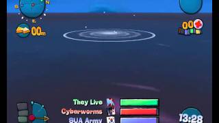 Worms 4 Mayhem MEGA BOOOOOM!!!