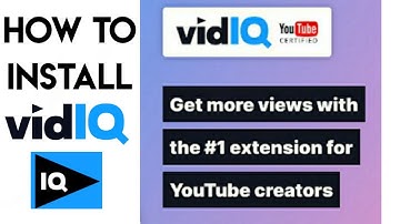 How to install VidiQ for Youtube | Install VidiQ chrome Extension | @techskycon