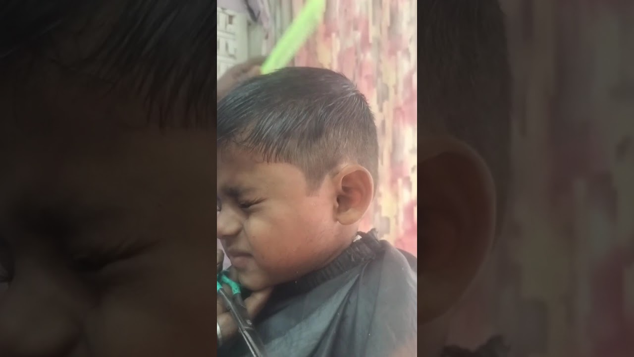 2nd time heare cutting by great son shreyansh kumar gupta #hearttouching 