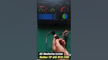 OEE Monitoring System with Modbus TCP using WT32-ETH01