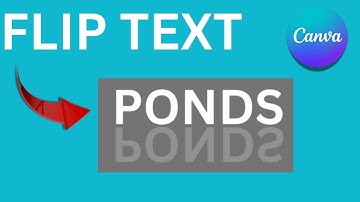 How to Flip Text In Canva Tutorial (Mirroring Text + Flipping Vertically & Horizontally)