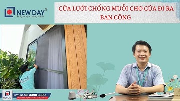 Lắp đặt cửa lưới chống muỗi cho cửa đi ra ban công [Cửa lưới New Day]|cửa lưới chống muỗi|0833983399