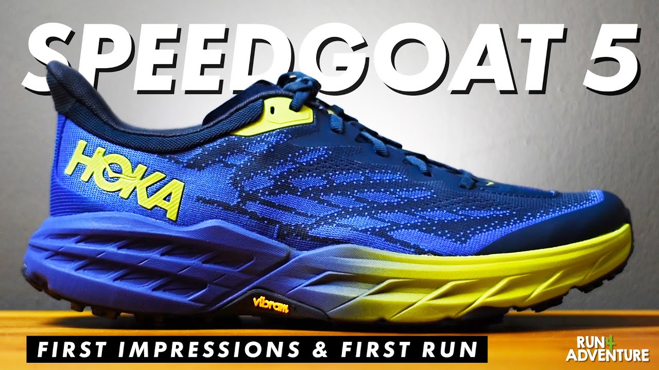 HOKA SPEEDGOAT 5 First Run & First Impressions | Best Trail Running ...