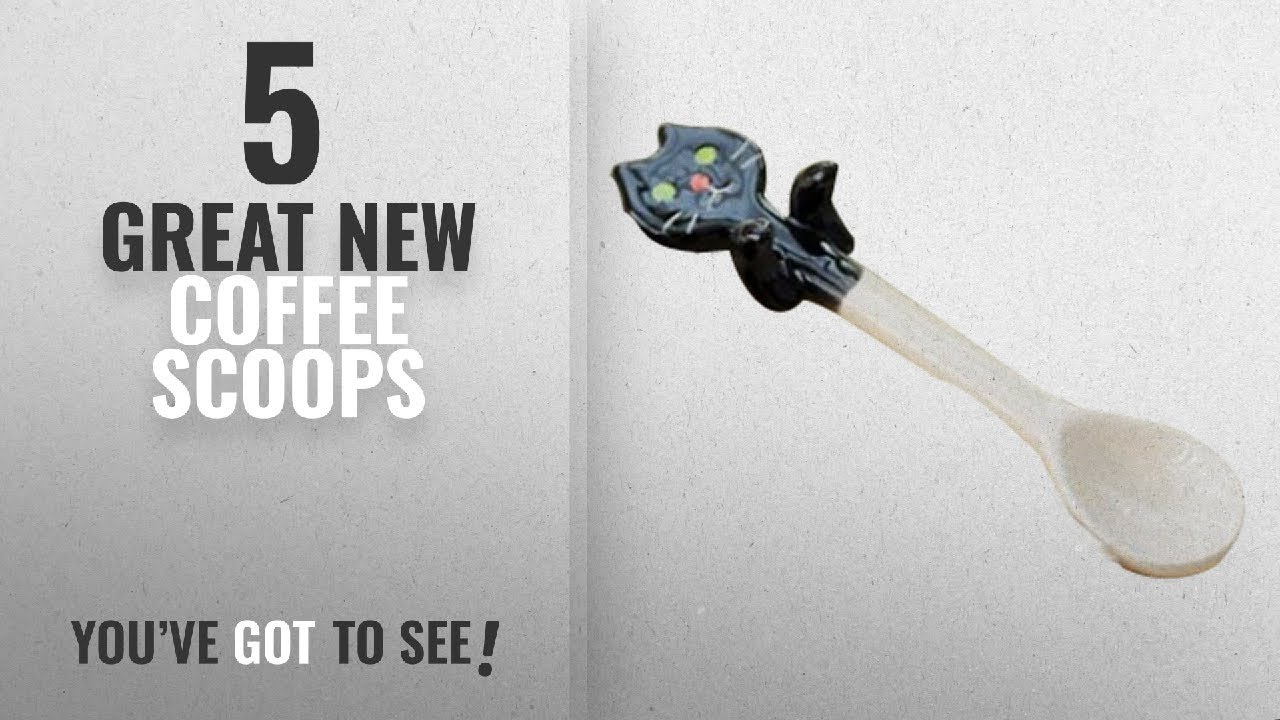 Top 10 Panda Superstore Coffee Scoops [2018]: Set Of 3 Creative Ceramic Pottery Coffee Scoops Tae