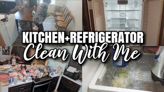 TIME LAPSE CLEANING | ? REFRIGERATOR CLEANING |MESSY HOUSE CLEANING MOTIVATION