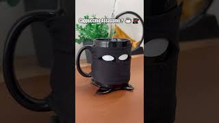 🔔 Creative Ninja Ceramic Mug with Mask Sword and Spoon - Product Link in Bio ( # 2436 ) ‪