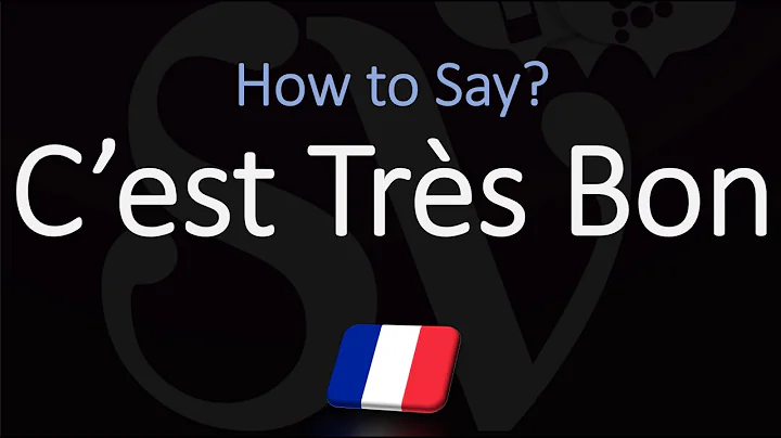 How to Say ‘IT'S VERY GOOD’ in French? | How to Pronounce C’est Très Bon?