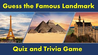 Guess the Famous Landmark Quiz and Trivia Game (20 questions with answers + interesting trivia) screenshot 1