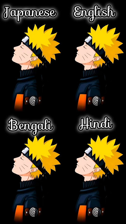 Naruto - blue bird in different languages #shorts #ytshorts #youtubeshorts #fyp #yt #ytviral #naruto