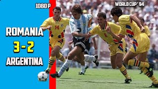 Romania vs Argentina 3 - 2 Exclusives Full Highlights Round Of 16 WorldCup 94 HD