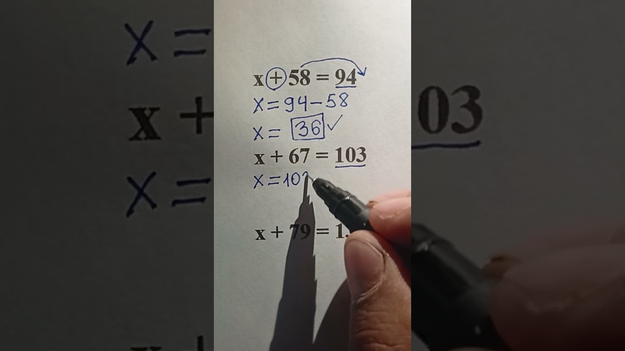 How to Solve Equations Without Confusion | Full Guide #maths #basicproblems #mathematica #mathematic