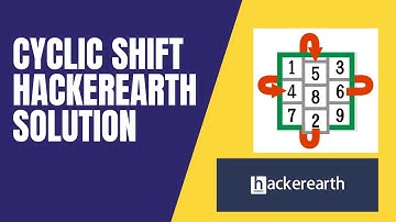 Cyclic Shift | Data Structure and Algorithms | Hacker Earth Solution | C++