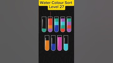 Water Colour Sort Level 27 #shorts #minigames #familytime #funactivity #foryou #fypシ゚viral #gaming