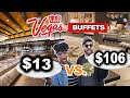 Las Vegas Buffet | CHEAPEST vs MOST EXPENSIVE BUFFET in Las Vegas!....Here's What Happened! 😳