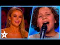 Nervous Young Singer Has a POWERFUL Voice on Britain&#39;s Got Talent!