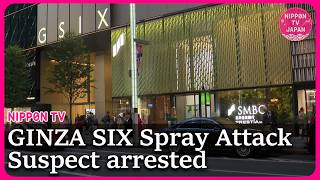 Ginza spray attack suspect, Chinese 24 YO student arrested, another person suspected to be involved