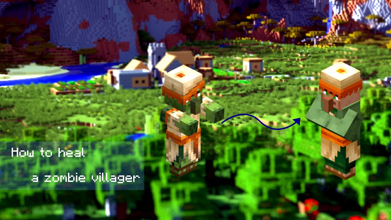MINECRAFT | HOW TO HEAL A ZOMBIE VILLAGER | TIPS AND TRICKS 2 | SQUARED ...