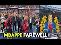 Mbappé's Emotional Response to PSG Ultras Unveiling Massive Tifo at His Farewell Match