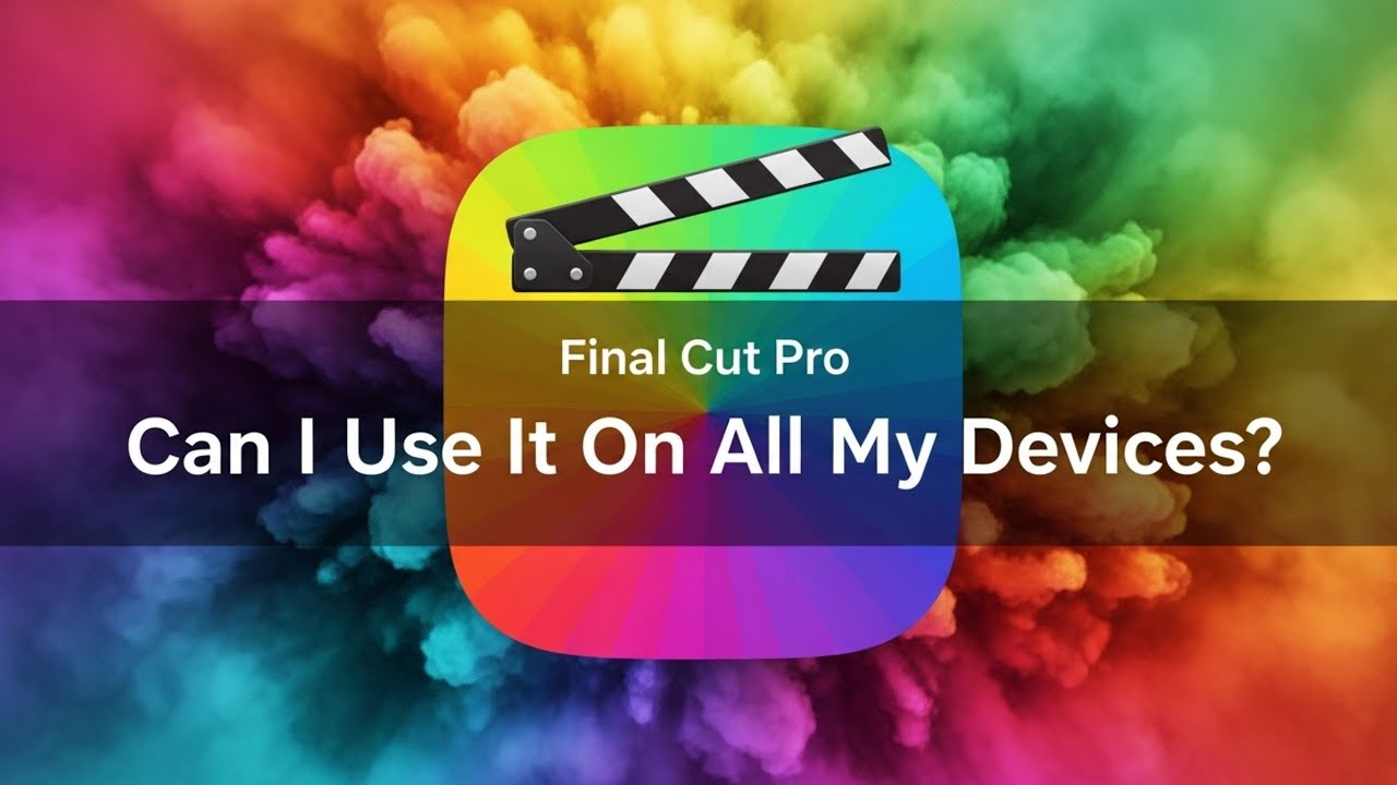Can I Use Final Cut Pro On All My Devices? License Details - YouTube