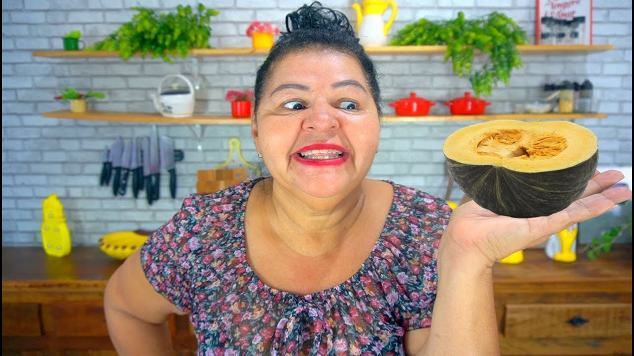 DESCOBRI UMA RECEITA COM ABOBORA CABOTIÁ QUE FICA INCRIVEL!!