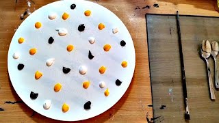 Acrylic painting with spoon for beginners/step by step/flowers