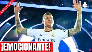 KROOS DESPEDIDA del REAL MADRID en la FIESTA del BERNABÉU (NOTICIAS DEL REAL MADRID )