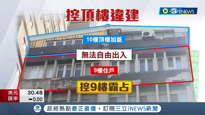 我們不想成為城中城第二! 頂樓加蓋違建上鎖 住戶憂"城中城再現" 居民:恐逃生受阻 "城中城"後追蹤!拆12萬違建施工中 公安優先｜【台灣要聞】20230224｜三立iNEWS - 天天要聞